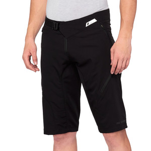 100% Airmatic Riding Short - Men's Black (2024) - front